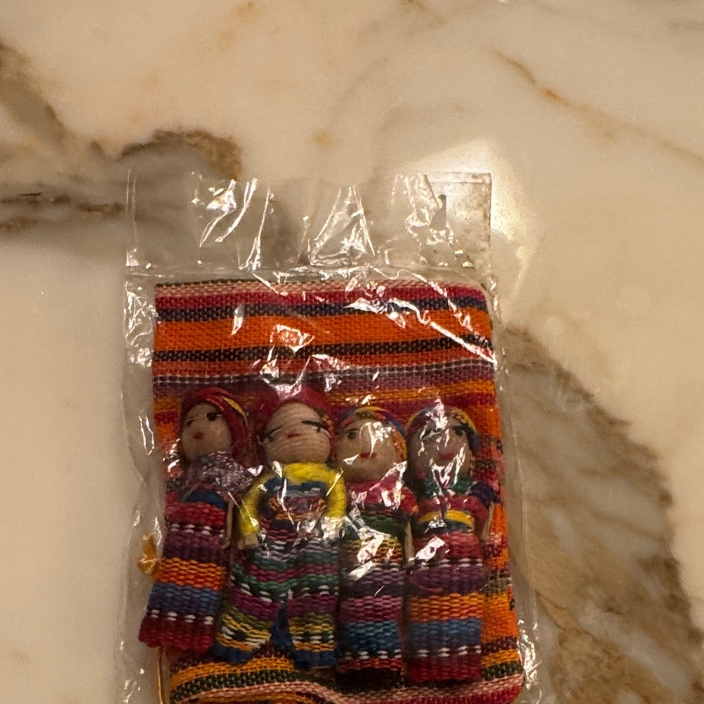 Handcrafted Colorful Worry Dolls Set - Multicolor Kids Toy